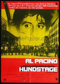 4d099 DOG DAY AFTERNOON German movie poster '75 Al Pacino, Sidney Lumet bank robbery crime classic!