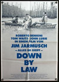4d101 DOWN BY LAW German '86 Jim Jarmusch, great image of Roberto Benigni, Tom Waits, John Lurie!