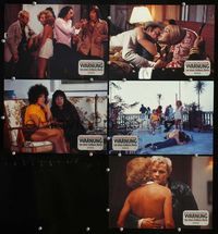 4e549 BEWARE OF A HOLY WHORE 5 German movie lobby cards '71 Rainer Werner Fassbinder, Lou Castel!