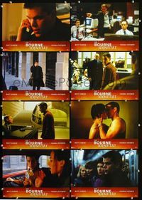 4e476 BOURNE IDENTITY 8 German movie lobby cards '02 cool images of Matt Damon as Jason Bourne!