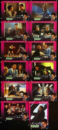 4e422 CABLE GUY 12 German lobby cards '96 Jim Carrey, Matthew Broderick, directed by Ben Stiller!