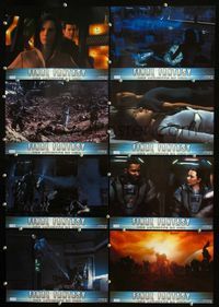 4e487 FINAL FANTASY 8 German movie lobby cards '01 The Spirits Within; cool sci-fi CG images!