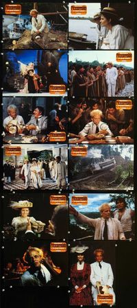 4e425 FITZCARRALDO 12 German movie lobby cards '82 Werner Herzog, great wild images of Klaus Kinski!