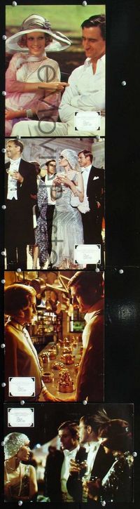 4e564 GREAT GATSBY 4 German movie lobby cards '74 great images of Robert Redford, Mia Farrow!