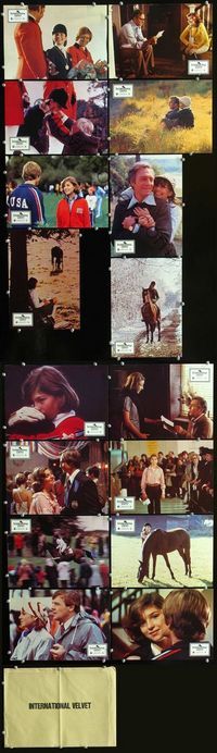 4e398 INTERNATIONAL VELVET 18 German LCs '78 great images of Tatum O'Neal & Christopher Plummer!