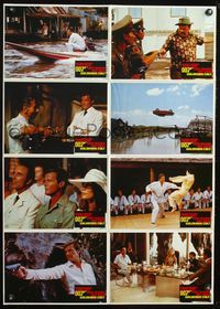 4d316 MAN WITH THE GOLDEN GUN action style German LC movie poster R80s Roger Moore as James Bond!