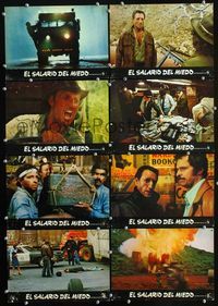 4e358 SORCERER 8 Spanish movie lobby cards '77 William Friedkin, Wages of Fear, Roy Scheider!