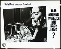 4e647 WHAT EVER HAPPENED TO BABY JANE? German lobby card '62 close-up of horrified Joan Crawford!