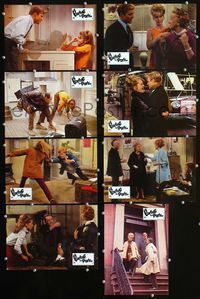 4e471 BAREFOOT IN THE PARK 8 German 8.25x11.75 '67 great different images of Redford & Jane Fonda!