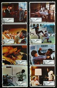 4e915 THAT MAN BOLT 8 Mexican movie lobby cards '73 cool images of kung fu Fred Williamson!