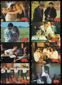 4e346 ASHES FROM PARADISE 8 Spanish movie lobby cards '97 Hector Alterio, Cecilia Roth!