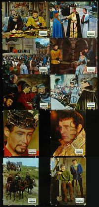 4e341 BECKET 10 Spanish movie lobby cards '64 Richard Burton as Becket, Peter O'Toole, John Gielgud!