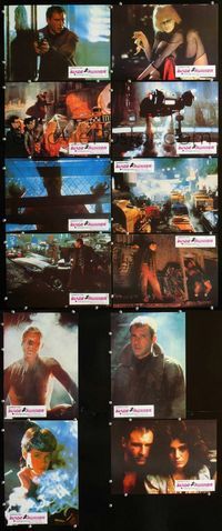 4e290 BLADE RUNNER 12 Spanish lobby cards '82 Ridley Scott, great images of Harrison Ford & cast!
