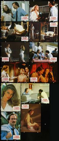 4e291 BODY HEAT 12 Spanish movie lobby cards '81 sexy Kathleen Turner sets up William Hurt!