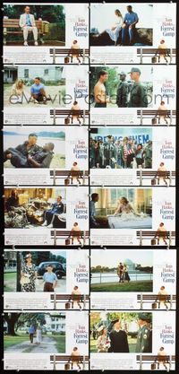 4e303 FORREST GUMP 12 Spanish lobby cards '94 Robert Zemeckis classic, cool images of Tom Hanks!