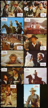 4e305 FRISCO KID 12 Spanish movie lobby cards '79 Robert Aldrich, Jewish Gene Wilder, Harrison Ford