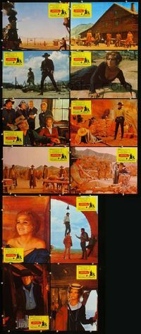 4e320 ONCE UPON A TIME IN THE WEST 12 Spanish LCs R81 Sergio Leone, Claudia Cardinale, Henry Fonda!
