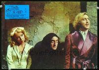 4e387 YOUNG FRANKENSTEIN Spanish movie lobby card '74 Gene Wilder w/Marty Feldman & sexy Teri Garr!