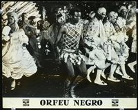 4e243 BLACK ORPHEUS Swedish 9.25x11.5 movie still '60 Marcel Camus, Orfeu Negro, cool dancing image!