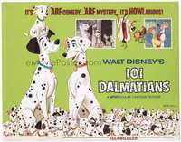 4f214 ONE HUNDRED & ONE DALMATIANS TC R60s classic Disney canine cartoon, great image of many pups!