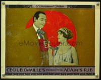 4f377 ADAM'S RIB LC '23 Cecil B DeMille's tale of infidelity, Anna Q. Nilsson has affair w/a king!