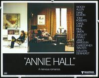 4f402 ANNIE HALL LC #7 '77 classic scene of Woody Allen & Diane Keaton discussing sex frequency!