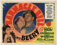 4f027 BARNACLE BILL TC '41 Virginia Weidler watches Marjorie Main cuddle up to Wallace Beery!
