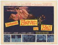 4f031 BETWEEN HEAVEN & HELL TC R61 barechested Robert Wagner romances sexy Terry Moore on ground!