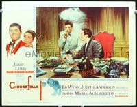 4f509 CINDERFELLA LC #5 '60 Norman Rockwell border art, Jerry Lewis, who is smoking up a storm!