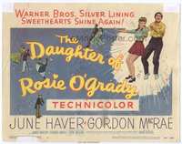 4f071 DAUGHTER OF ROSIE O'GRADY title card '50 art of Gordon MacRae & sexy June Haver dancing!