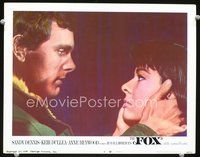 4f592 FOX movie lobby card #8 '68 D.H. Lawrence, super close up of Keir Dullea & Anne Heywood!