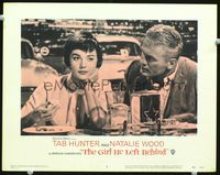 4f610 GIRL HE LEFT BEHIND LC #8 '56 close up of Tab Hunter trying to understand Natalie Wood!