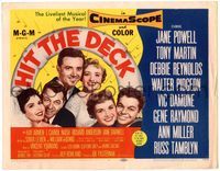 4f125 HIT THE DECK TC '55 Debbie Reynolds, Jane Powell, Tony Martin, Walter Pidgeon, Ann Miller