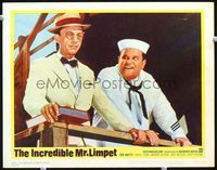 4f692 INCREDIBLE MR. LIMPET LC #8 '64 professor Don Knotts standing next to sailor Jack Weston!