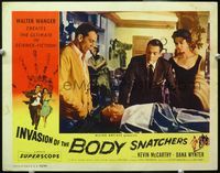 4f695 INVASION OF THE BODY SNATCHERS LC '56 McCarthy, Wynter & Donovan discover dead clone body!