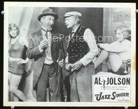 4f703 JAZZ SINGER lobby card R56 Otto Lederer goes backstage to see grown up Jakie Rabinowitz!