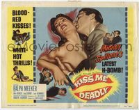 4f153 KISS ME DEADLY title card '55 Mickey Spillane, Robert Aldrich, Ralph Meeker as Mike Hammer!