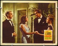 4f736 LAURA LC '44 Clifton Webb, Vincent Price, beautiful Gene Tierney & Judith Anderson at party!