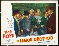 4f740 LEMON DROP KID LC #6 '51 Bob Hope in woman's dress gives cash in bag to William Frawley!