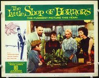 4f751 LITTLE SHOP OF HORRORS LC #5 '60 Jonathan Haze shows co-workers Audrey the killer plant!