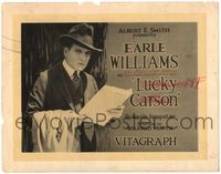 4f177 LUCKY CARSON TC '21 Earle Williams is an English gambler who makes a fortune in America!