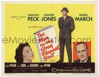4f182 MAN IN THE GRAY FLANNEL SUIT title card '56 Gregory Peck, Jennifer Jones, Fredric March