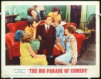 4f776 MGM'S BIG PARADE OF COMEDY LC #3 '64 shy Buster Keaton is hilarious when confronted by girls!