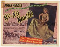 4f210 NO, NO, NANETTE TC '40 wonderful art of sexy elegant Anna Neagle by McClelland Barclay!