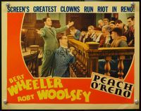 4f819 PEACH O'RENO movie lobby card '31 divorce lawyers Wheeler & Woolsey make jury weep in court!