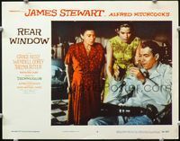 4f843 REAR WINDOW LC #7 R60 Alfred Hitchcock, c/u of Thelma Ritter, Grace Kelly & James Stewart!