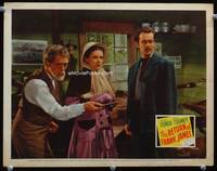 4f853 RETURN OF FRANK JAMES lobby card R45 old shopkeeper with Henry Fonda & pretty Gene Tierney!
