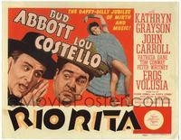 4f236 RIO RITA title card '42 Bud Abbott & Lou Costello with sexy full-length Kathryn Grayson!