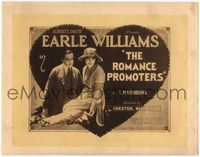 4f239 ROMANCE PROMOTERS TC '20 Earle Williams romances rich pretty Helen Ferguson, heart design!