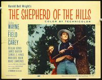 4f880 SHEPHERD OF THE HILLS LC #1 R55 c/u of John Wayne with rifle protecting pretty Betty Field!
